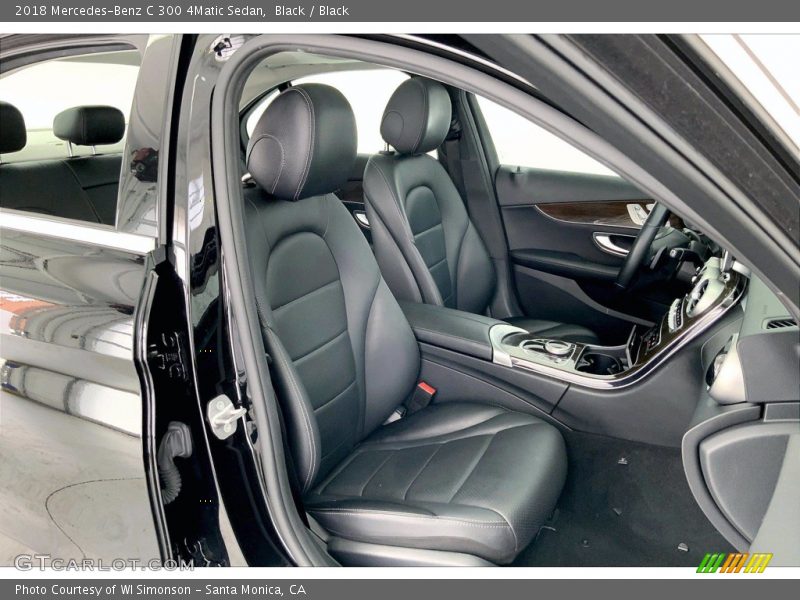 Black / Black 2018 Mercedes-Benz C 300 4Matic Sedan