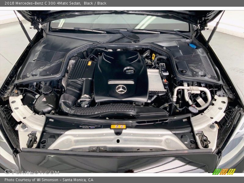 Black / Black 2018 Mercedes-Benz C 300 4Matic Sedan