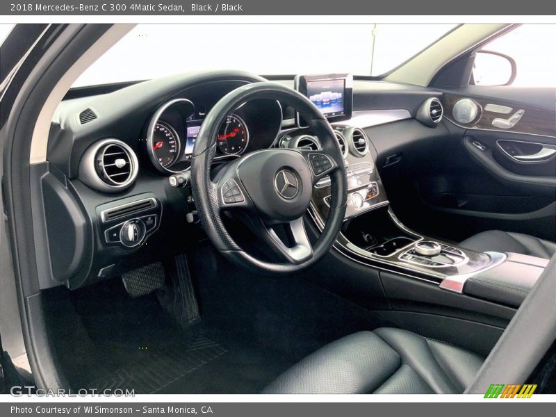 Black / Black 2018 Mercedes-Benz C 300 4Matic Sedan