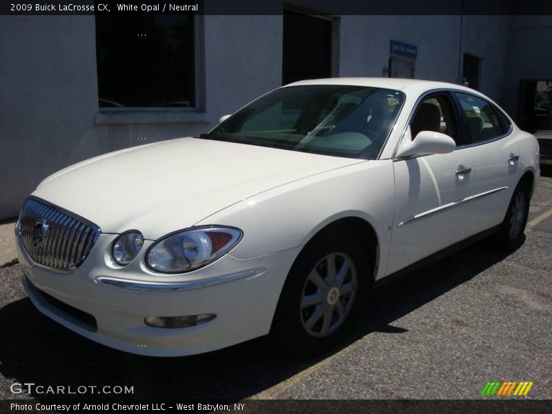 White Opal / Neutral 2009 Buick LaCrosse CX