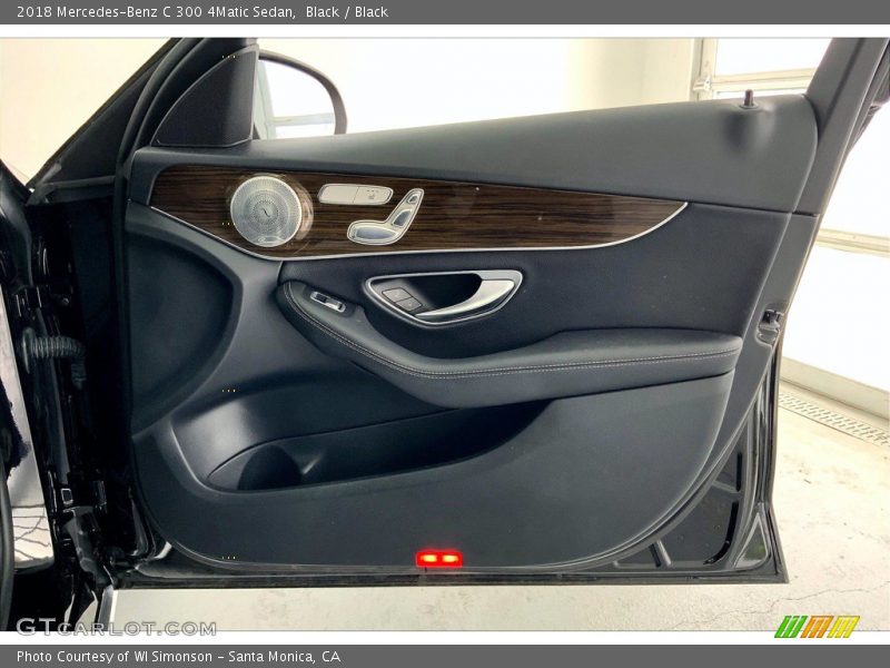Black / Black 2018 Mercedes-Benz C 300 4Matic Sedan
