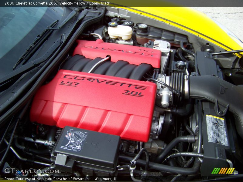Velocity Yellow / Ebony Black 2006 Chevrolet Corvette Z06