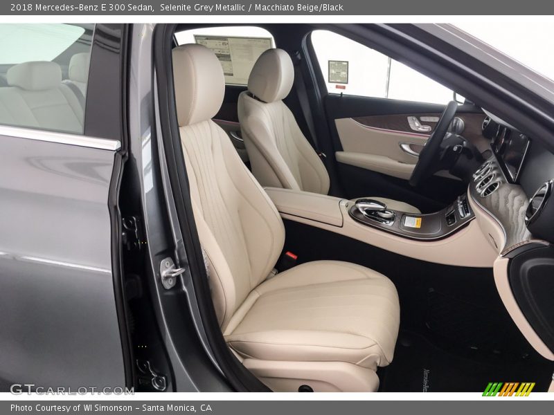 Selenite Grey Metallic / Macchiato Beige/Black 2018 Mercedes-Benz E 300 Sedan