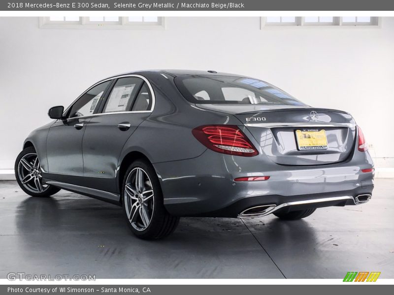 Selenite Grey Metallic / Macchiato Beige/Black 2018 Mercedes-Benz E 300 Sedan