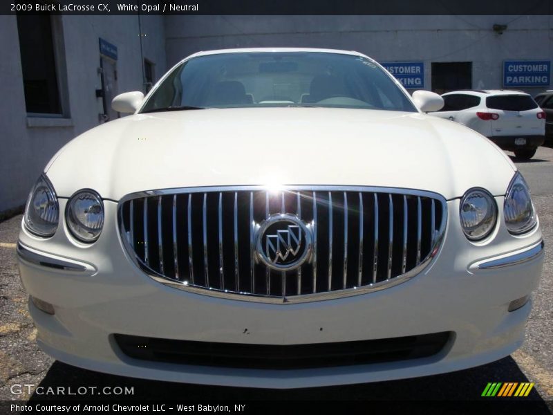 White Opal / Neutral 2009 Buick LaCrosse CX