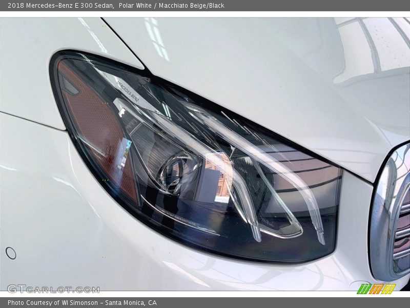 Polar White / Macchiato Beige/Black 2018 Mercedes-Benz E 300 Sedan