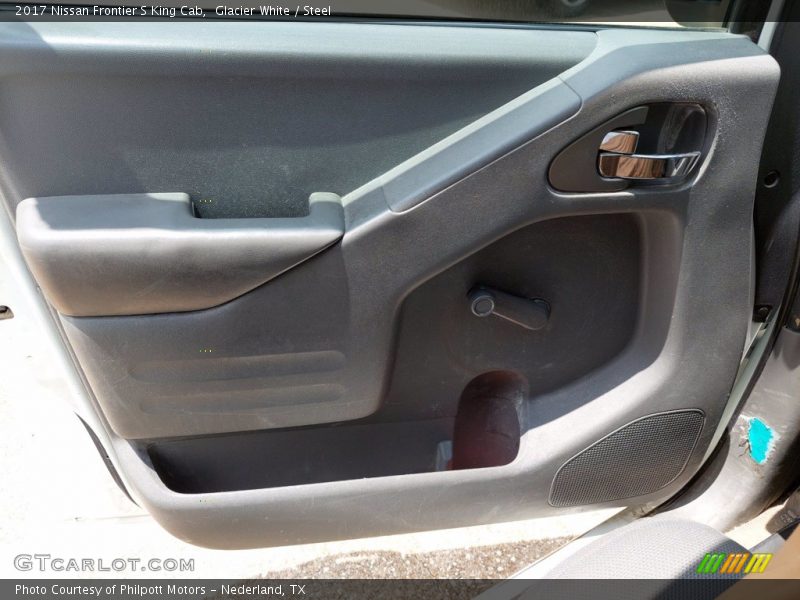Glacier White / Steel 2017 Nissan Frontier S King Cab