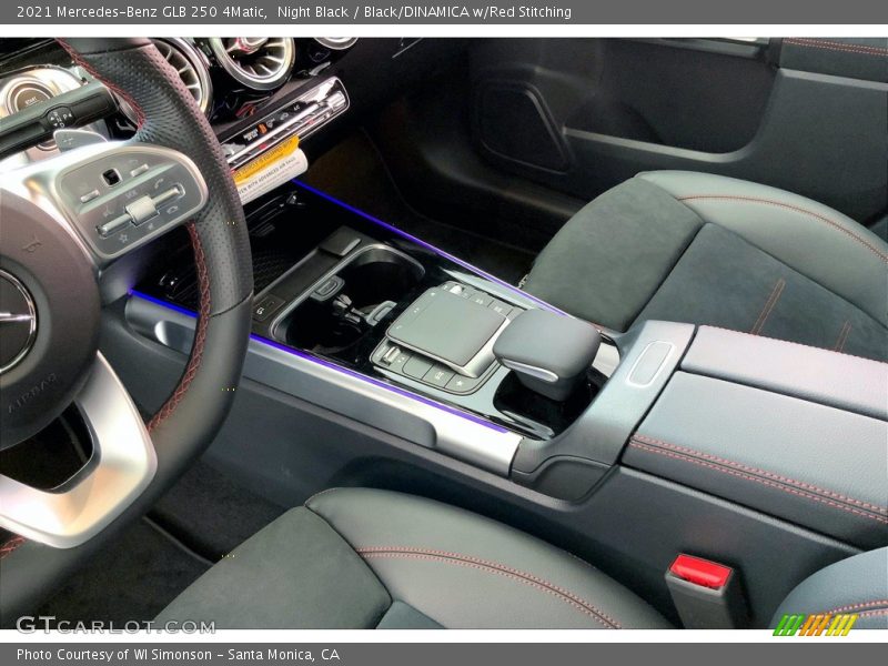 Night Black / Black/DINAMICA w/Red Stitching 2021 Mercedes-Benz GLB 250 4Matic