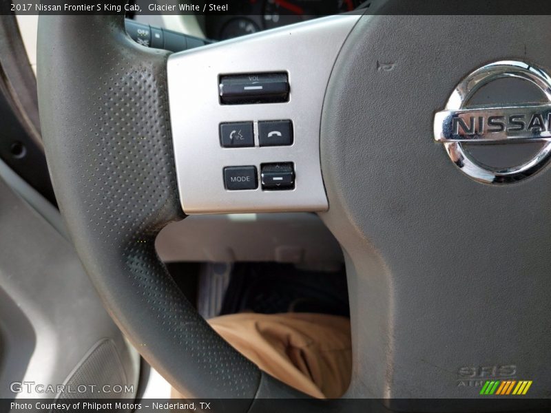 Glacier White / Steel 2017 Nissan Frontier S King Cab
