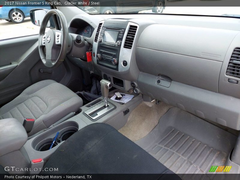 Glacier White / Steel 2017 Nissan Frontier S King Cab