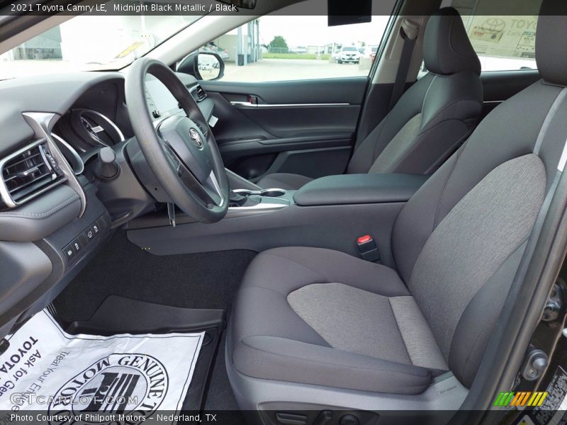 Midnight Black Metallic / Black 2021 Toyota Camry LE