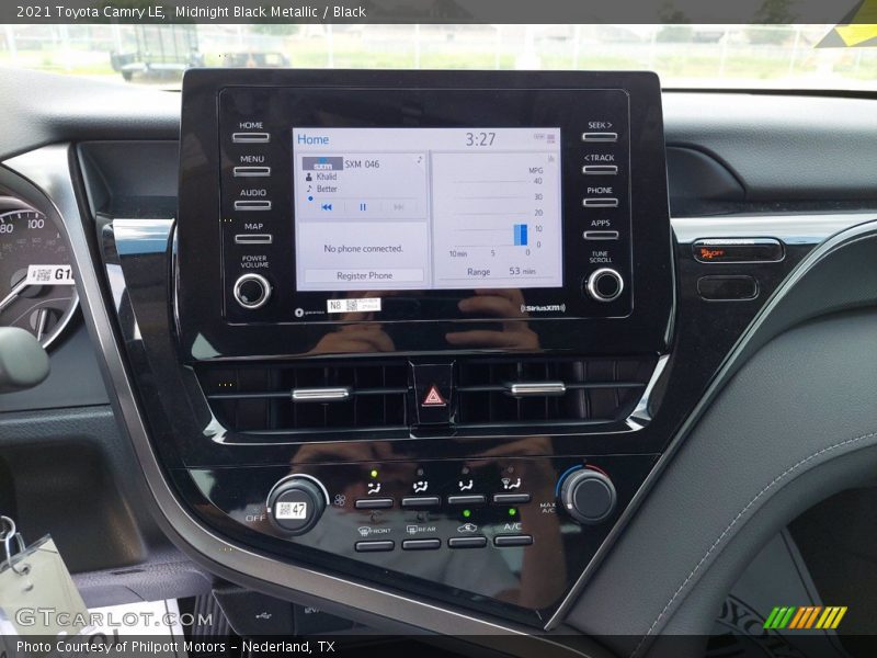 Midnight Black Metallic / Black 2021 Toyota Camry LE