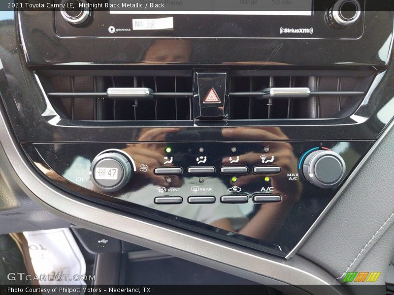 Midnight Black Metallic / Black 2021 Toyota Camry LE
