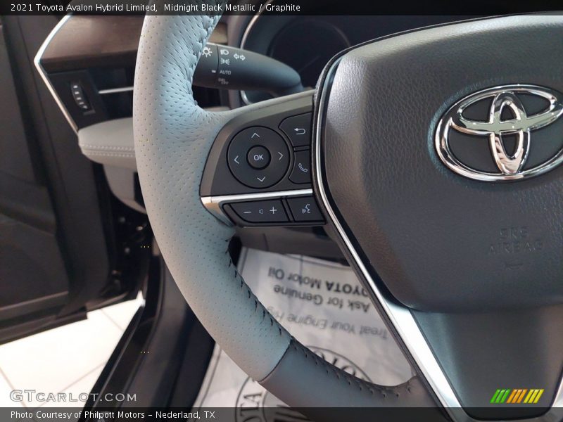 Midnight Black Metallic / Graphite 2021 Toyota Avalon Hybrid Limited