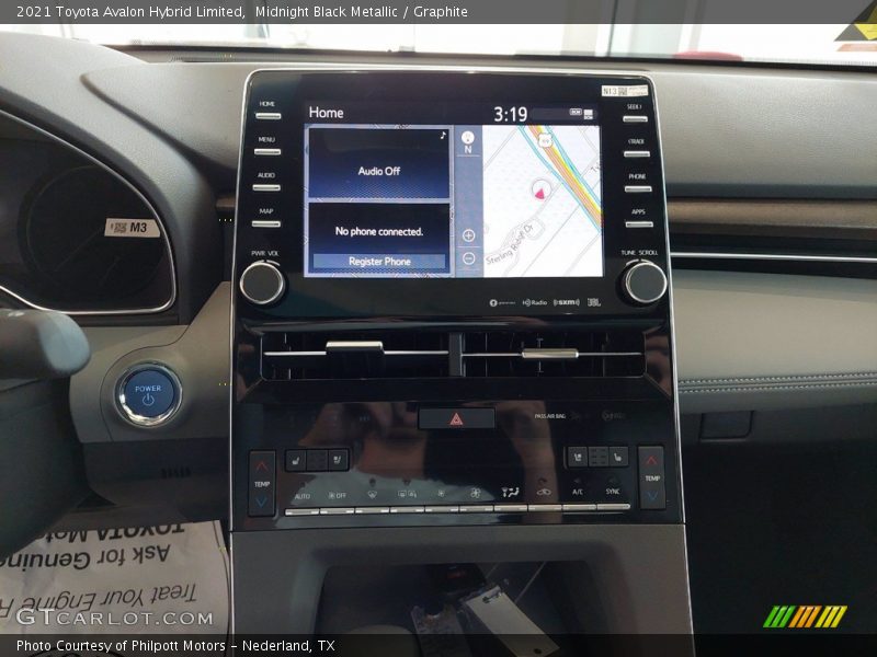Midnight Black Metallic / Graphite 2021 Toyota Avalon Hybrid Limited