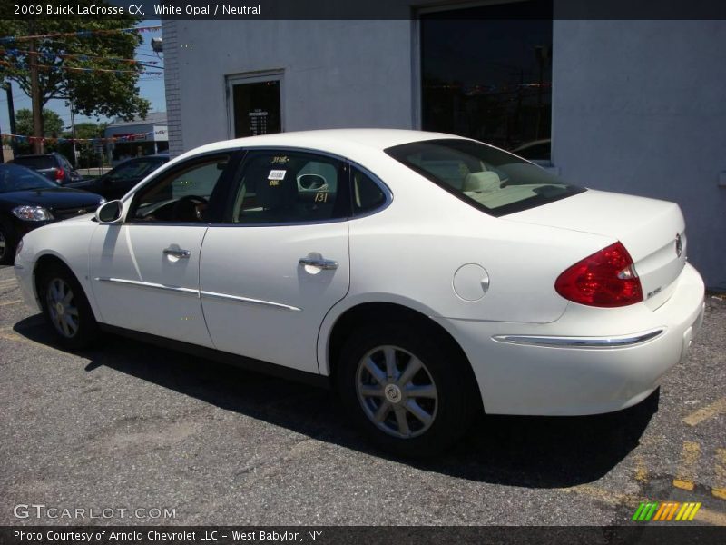 White Opal / Neutral 2009 Buick LaCrosse CX