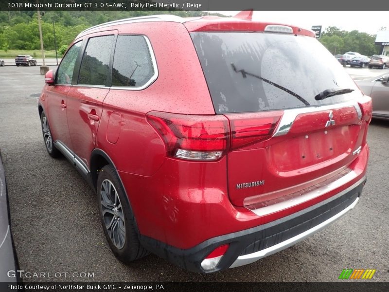 Rally Red Metallic / Beige 2018 Mitsubishi Outlander GT 3.0 S-AWC
