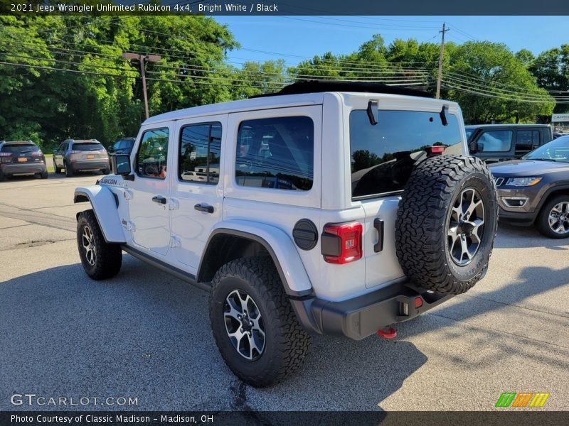 Bright White / Black 2021 Jeep Wrangler Unlimited Rubicon 4x4