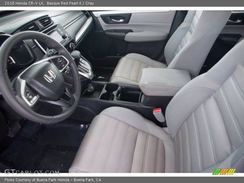 Basque Red Pearl II / Gray 2018 Honda CR-V LX