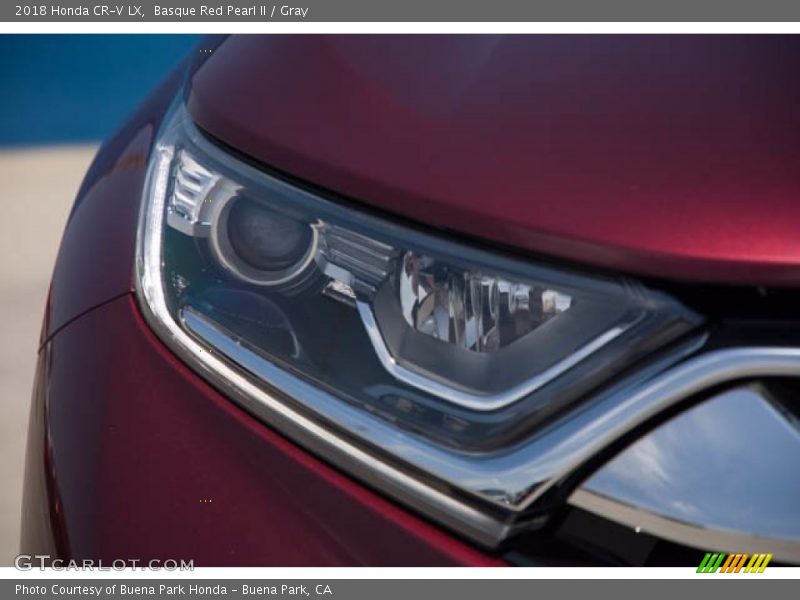 Basque Red Pearl II / Gray 2018 Honda CR-V LX
