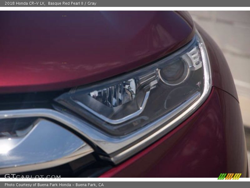 Basque Red Pearl II / Gray 2018 Honda CR-V LX