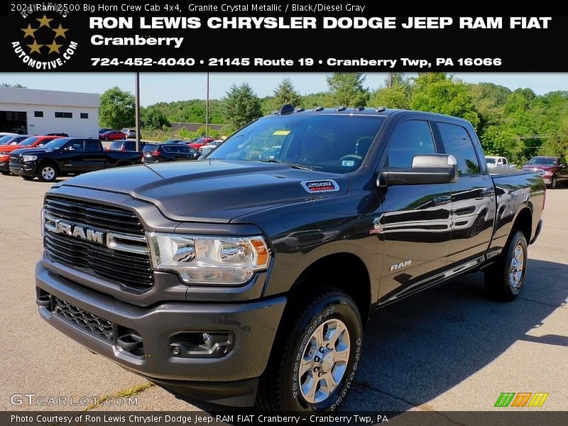 Granite Crystal Metallic / Black/Diesel Gray 2021 Ram 2500 Big Horn Crew Cab 4x4