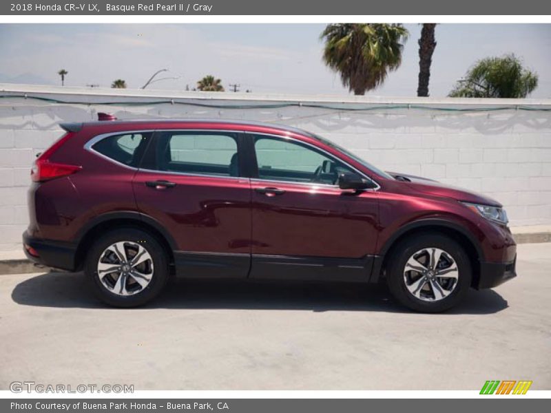 Basque Red Pearl II / Gray 2018 Honda CR-V LX