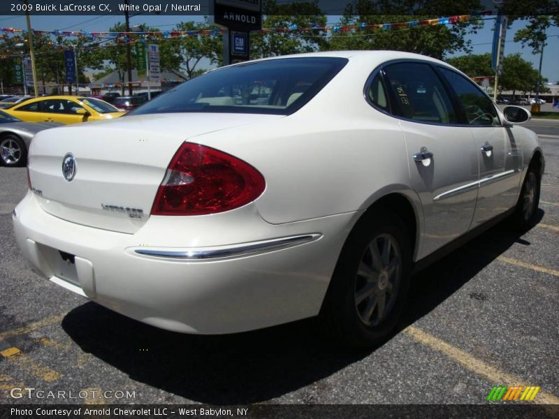 White Opal / Neutral 2009 Buick LaCrosse CX