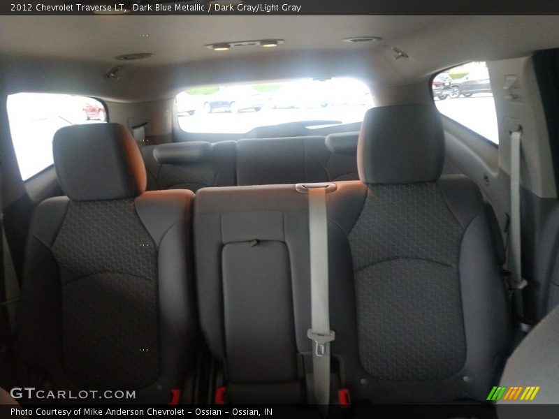 Dark Blue Metallic / Dark Gray/Light Gray 2012 Chevrolet Traverse LT