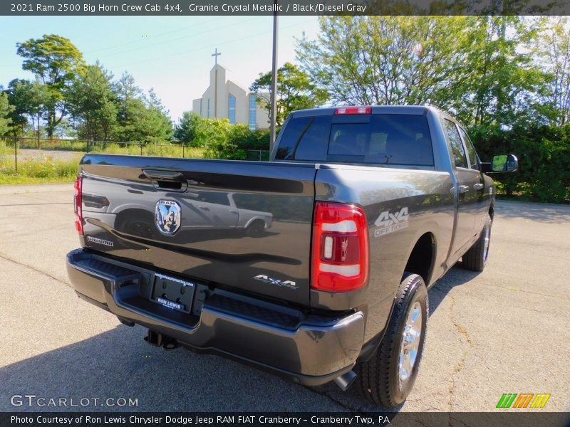 Granite Crystal Metallic / Black/Diesel Gray 2021 Ram 2500 Big Horn Crew Cab 4x4