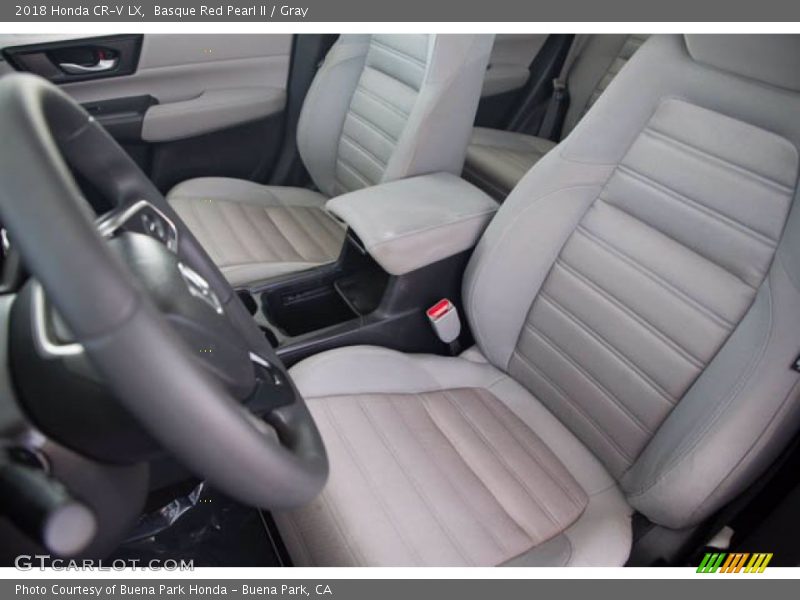 Basque Red Pearl II / Gray 2018 Honda CR-V LX