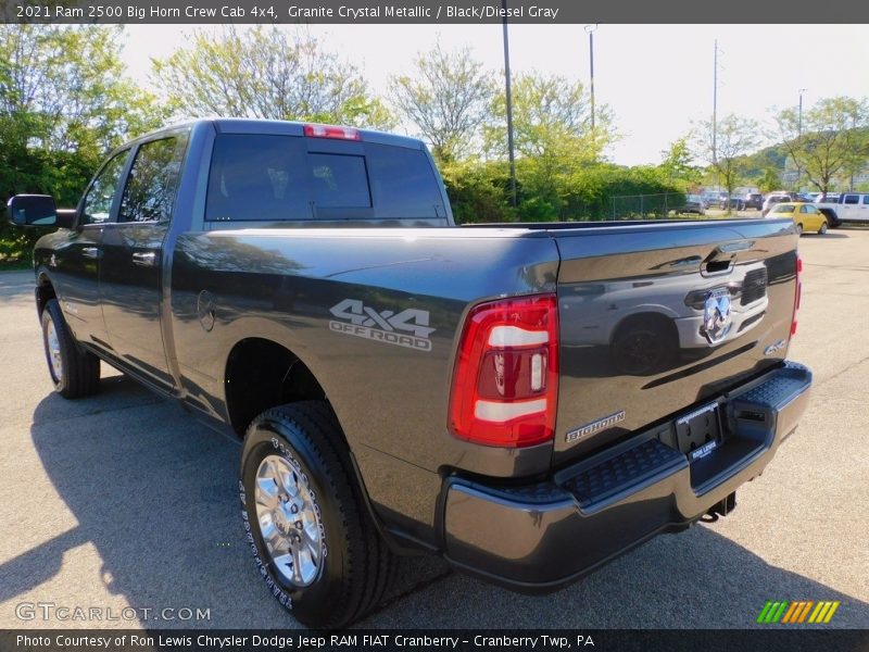 Granite Crystal Metallic / Black/Diesel Gray 2021 Ram 2500 Big Horn Crew Cab 4x4