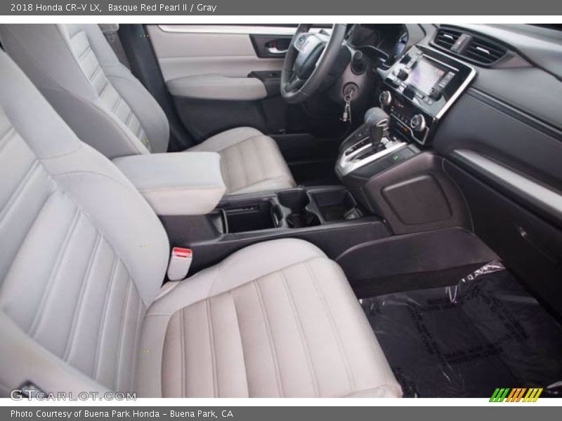 Basque Red Pearl II / Gray 2018 Honda CR-V LX