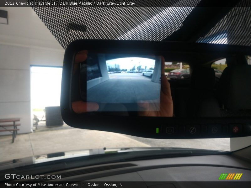 Dark Blue Metallic / Dark Gray/Light Gray 2012 Chevrolet Traverse LT