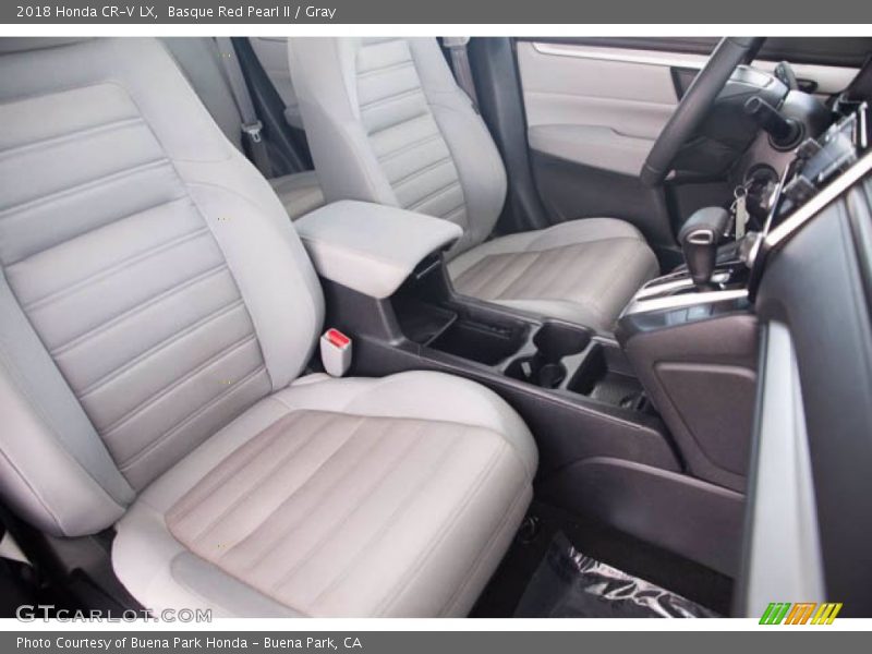 Basque Red Pearl II / Gray 2018 Honda CR-V LX