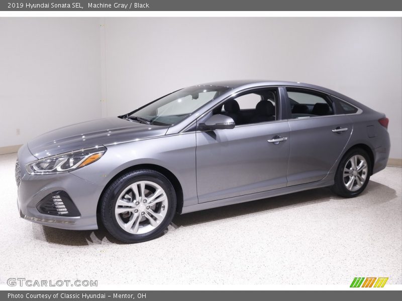 Machine Gray / Black 2019 Hyundai Sonata SEL