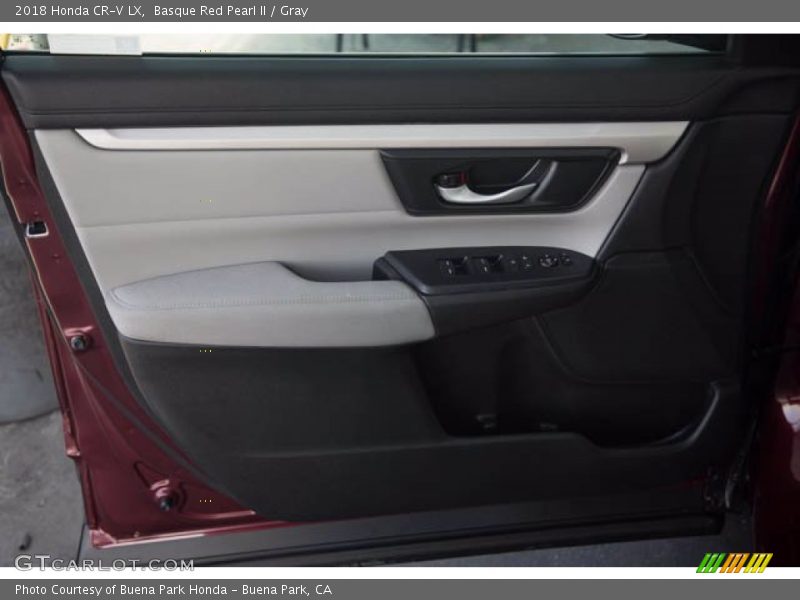 Basque Red Pearl II / Gray 2018 Honda CR-V LX