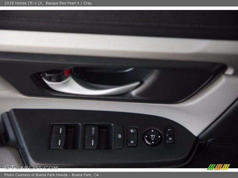 Basque Red Pearl II / Gray 2018 Honda CR-V LX