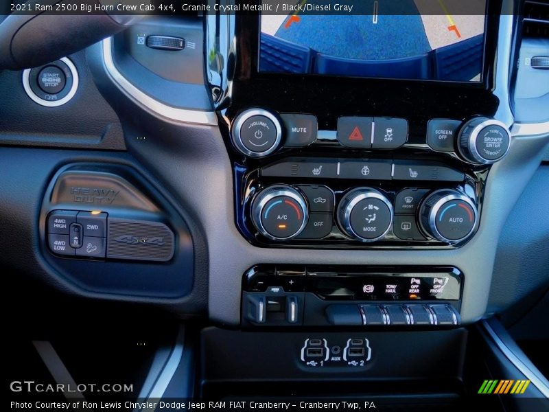 Granite Crystal Metallic / Black/Diesel Gray 2021 Ram 2500 Big Horn Crew Cab 4x4