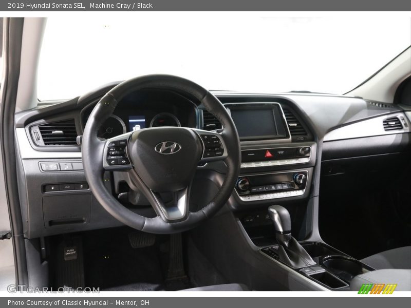 Machine Gray / Black 2019 Hyundai Sonata SEL