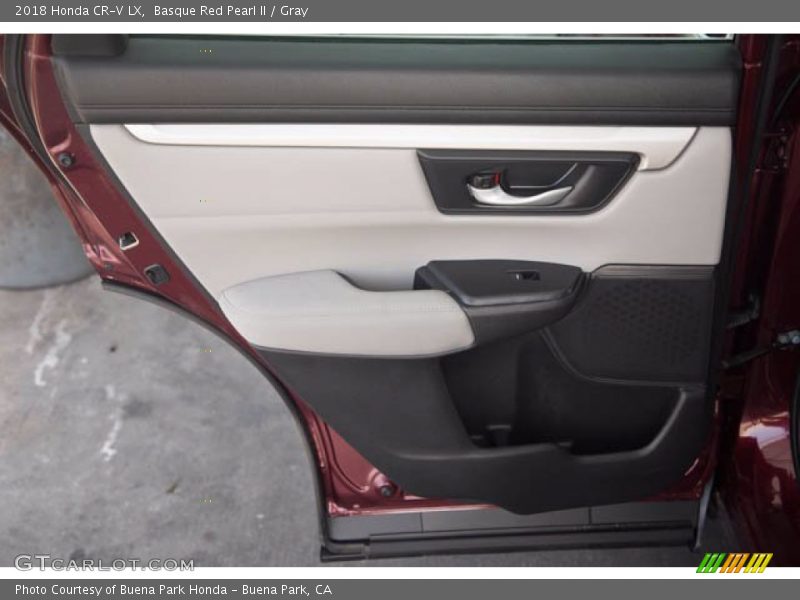 Basque Red Pearl II / Gray 2018 Honda CR-V LX