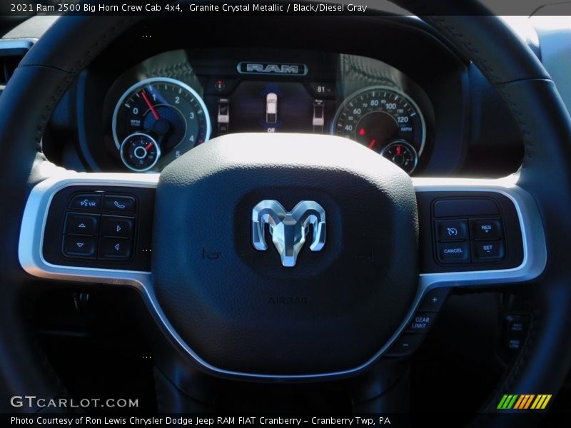 Granite Crystal Metallic / Black/Diesel Gray 2021 Ram 2500 Big Horn Crew Cab 4x4