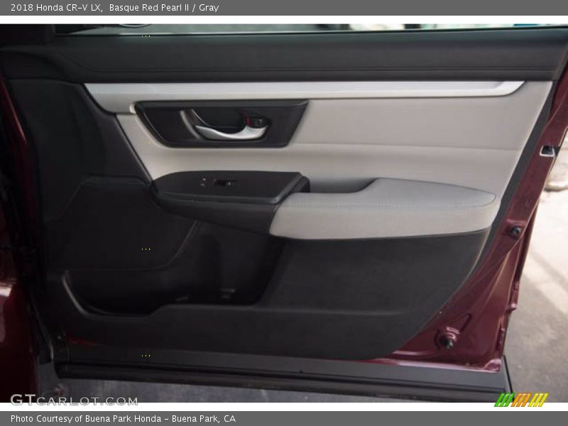 Basque Red Pearl II / Gray 2018 Honda CR-V LX