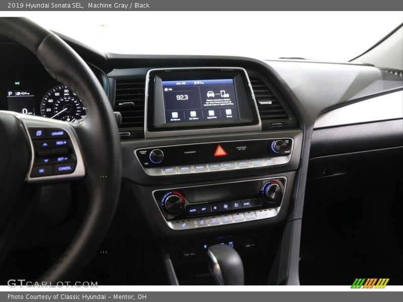 Machine Gray / Black 2019 Hyundai Sonata SEL