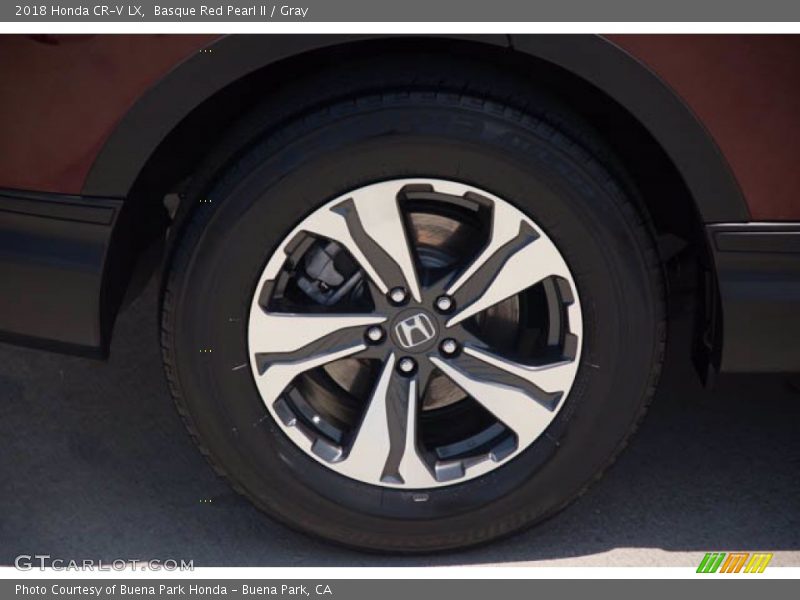 Basque Red Pearl II / Gray 2018 Honda CR-V LX