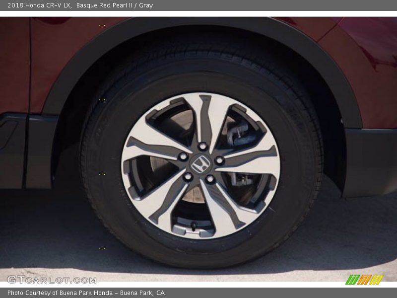 Basque Red Pearl II / Gray 2018 Honda CR-V LX