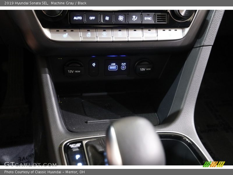 Machine Gray / Black 2019 Hyundai Sonata SEL