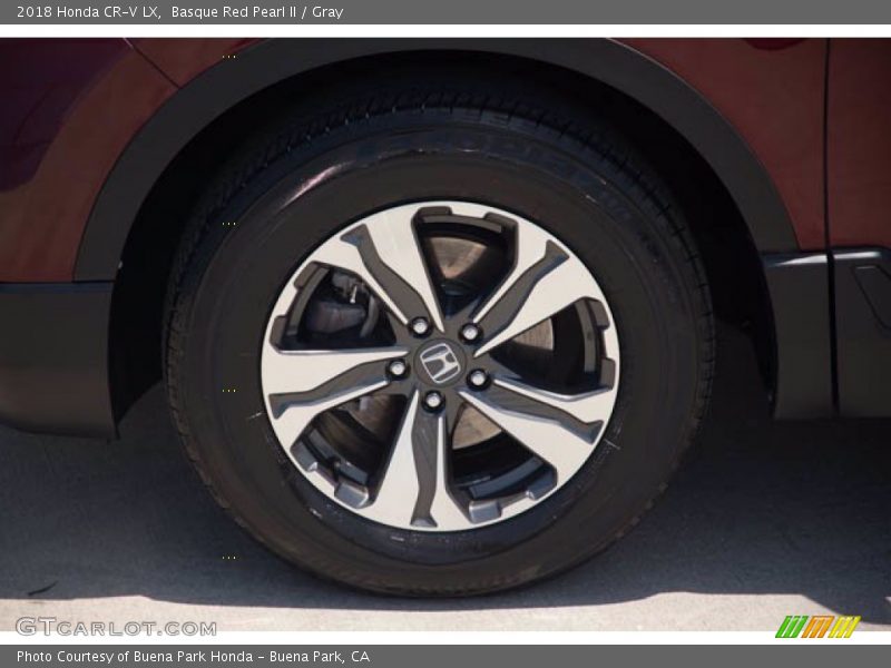 Basque Red Pearl II / Gray 2018 Honda CR-V LX