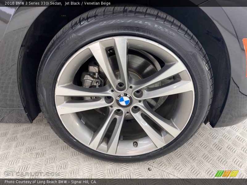 Jet Black / Venetian Beige 2018 BMW 3 Series 330i Sedan