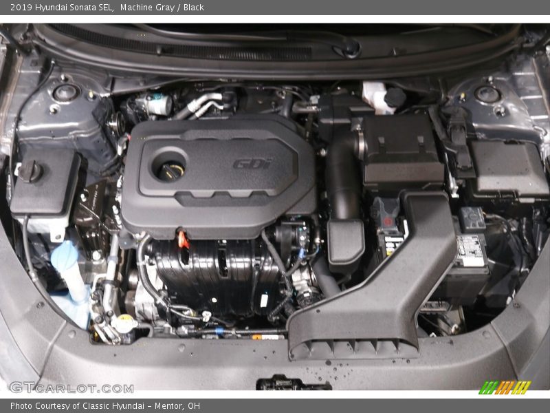 Machine Gray / Black 2019 Hyundai Sonata SEL